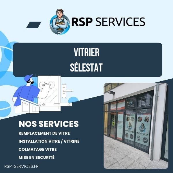 Pose de double vitrage Sélestat - RSP Services